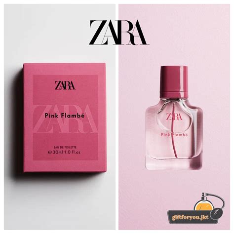 zara pink flambe edt.